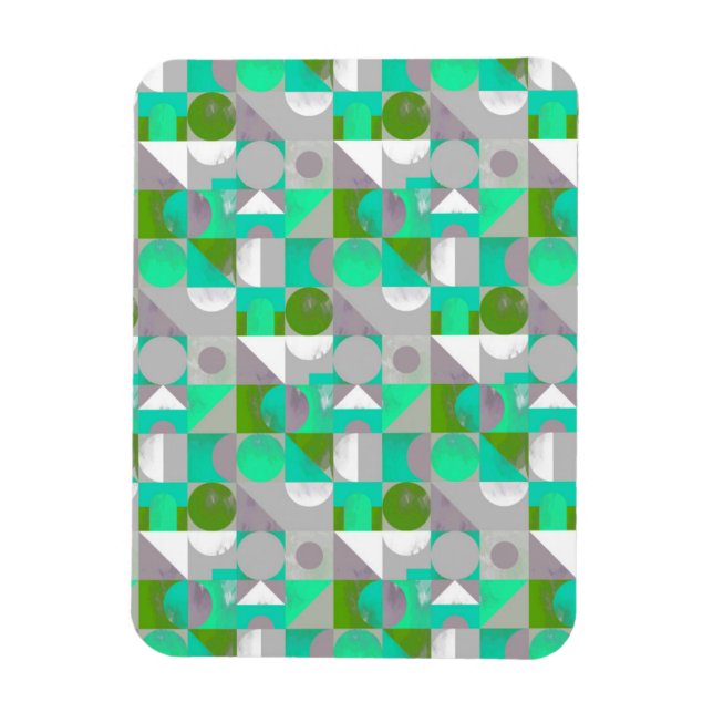 Imán Bloques de juguete pequeños - verde (Vertical)