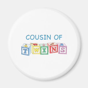 Imán Bloques de los gemelos del primo