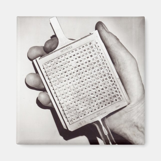 Imán Bloques de tipos (Frente)