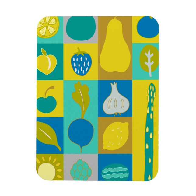 Imán Bloques de vegetación I (Vertical)