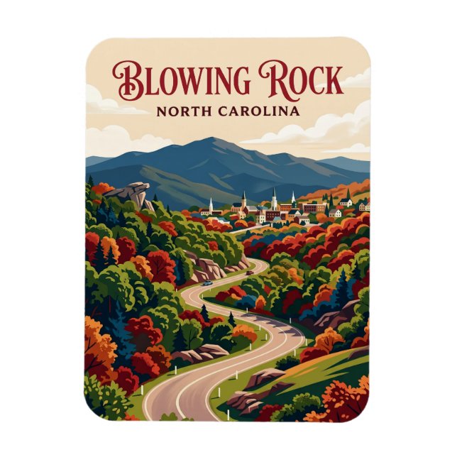 Imán Blowing Rock EE. UU. (Vertical)