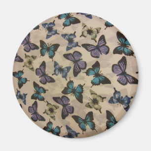Imán Blue Butterflies