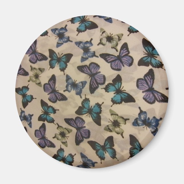 Imán Blue Butterflies (Frente)