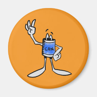 Imán Blue Can Creature Kitchen Fridge Magnet