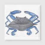 Imán Blue Crab<br><div class="desc">Blue Crabs are found throughout the coastal Atlantic. They feed on detritus and are prized for their tasty meat.</div>