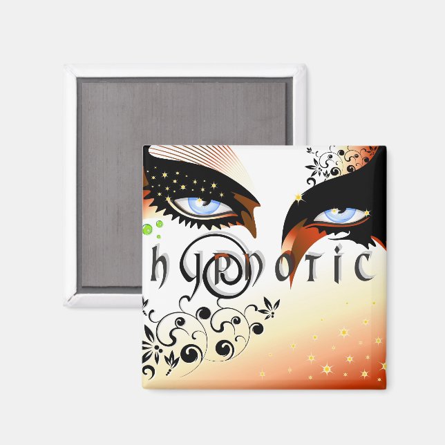 Imán Blue Eyes Fashion Make Up (Anverso/Reverso)