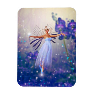 Imán Blue Flower Fairy