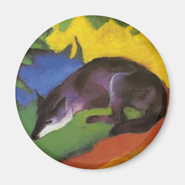 Imán Blue Fox (de Franz Marc) (Frente)