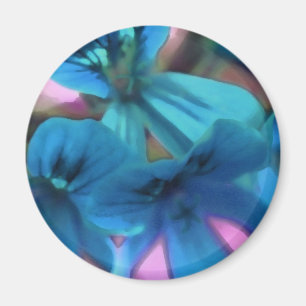 Imán Blue Geraniums