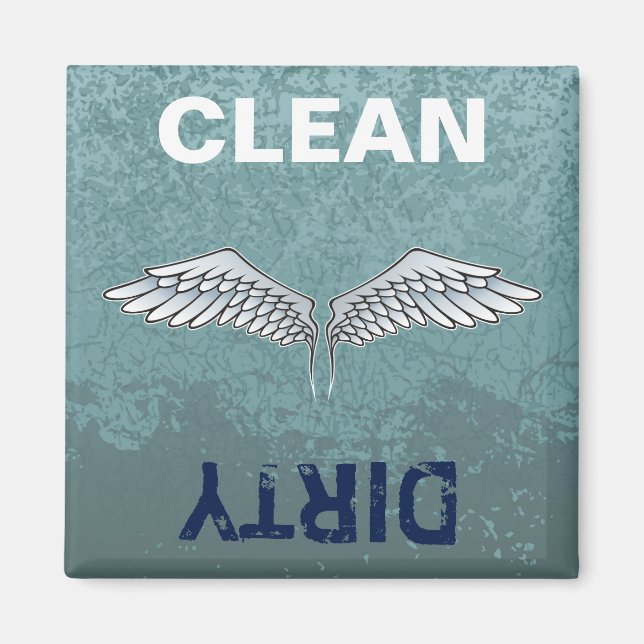 Imán Blue-Gray Wings Magnet (Frente)