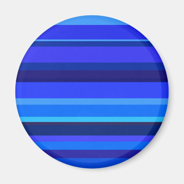 Imán Blue horizontal stripes (Frente)