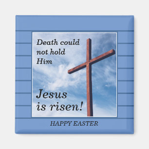 Imán Blue JESUS ES RISEN Easter