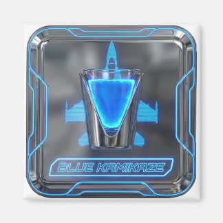 Imán Blue Kamikaze Vodka Shot