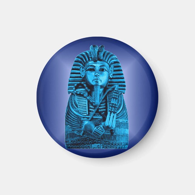 Imán Blue King Tut #2 (Frente)
