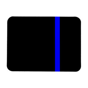 Imán Blue Line fino simbólico en negro