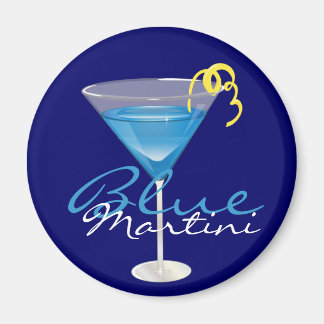 Imán Blue Martini