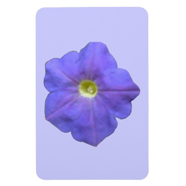 Imán Blue Petunia Premium (Vertical)