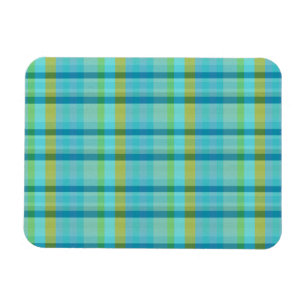 Imán Blue Plaid by Shirley Taylor