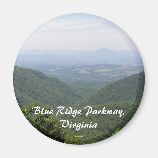 Imán Blue Ridge Parkway (Frente)