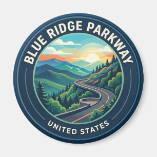 Imán Blue Ridge Parkway Carolina del Norte, Virginia
