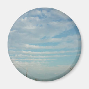 Imán blue sky ripple clouds