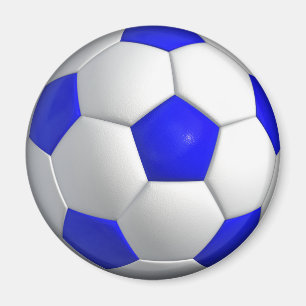Imán Blue Soccer Ball