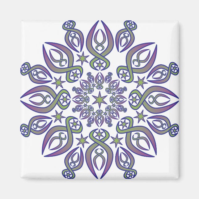 Imán Blue Spikes (Frente)