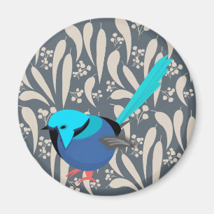 Imán Blue Splendid Fairy Wren