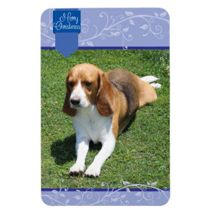 Imán Blue Tab y Flourier Merry Christmas Magnet