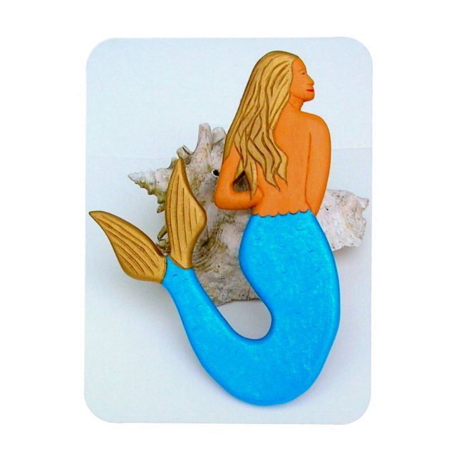 Imán blue tail mermaid (Vertical)