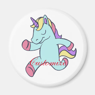 Imán Blue Unicorn Running Thunder_Cove