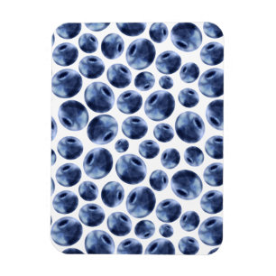 Imán Blueberries Imprimir patrón de frutas