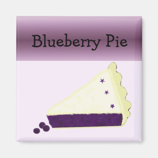 Imán Blueberry Pie (Frente)
