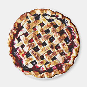 Imán Blueberry Pie Fun Food Magnate