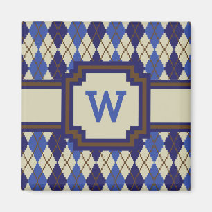 Imán Blueberry Scone Argyle Magnet