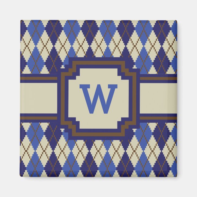 Imán Blueberry Scone Argyle Magnet (Frente)