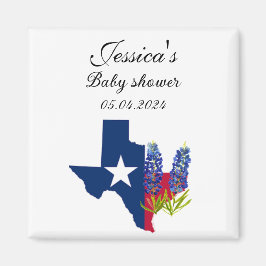 Imán Bluebonnets Flor Texas Floral Bebé ducha