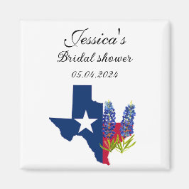 Imán Bluebonnets Flor Texas Floral Brigada Floral