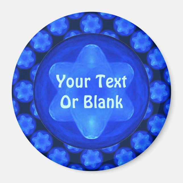 Imán Bluestar Fractal (Frente)