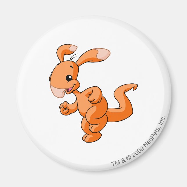 Imán Blumaroo Naranja (Frente)