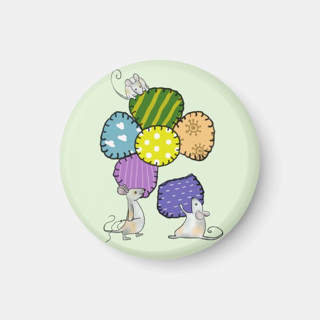 Imán Blüte nähen (Frente)