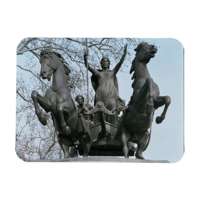 Imán Boadicea, años 1850 (bronce) (ver también 33580) (Horizontal)