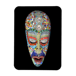 Imán Bob, ¿por qué la cara larga? Máscara de mosaico