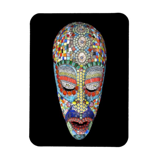 Imán Bob, ¿por qué la cara larga? Máscara de mosaico (Vertical)