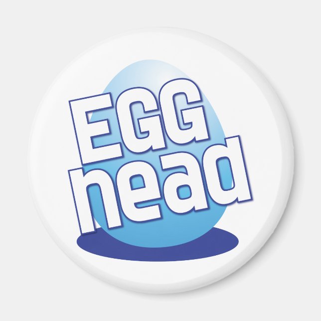 Imán bobalicón de la cabeza de huevo (Frente)