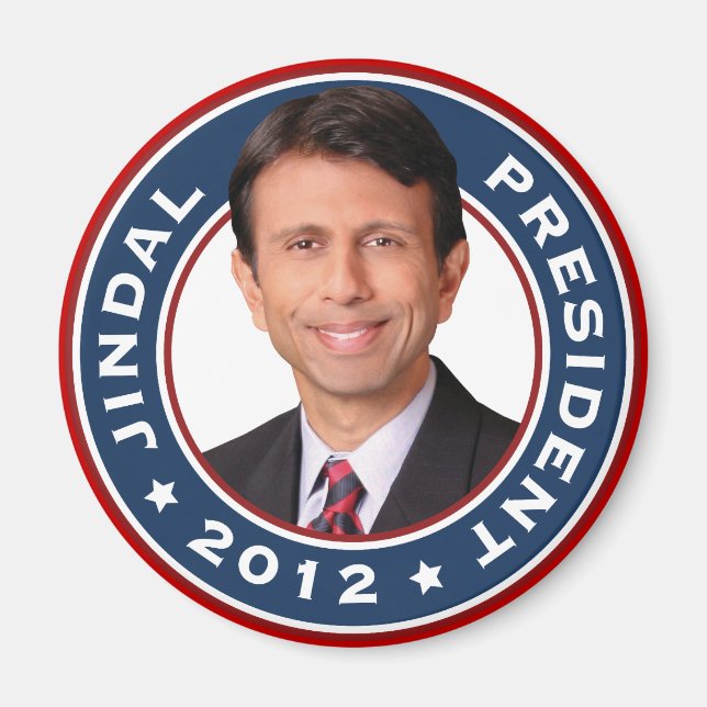 Imán Bobby Jindal para presidente 2012 (Frente)