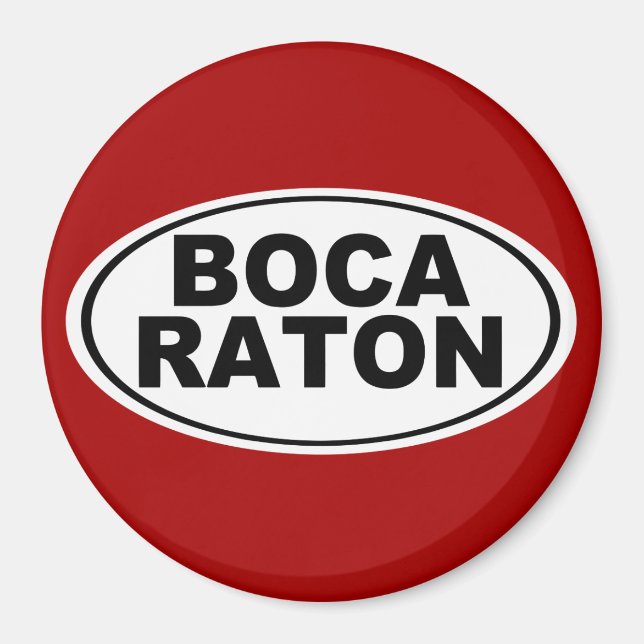 Imán Boca Raton Florida (Frente)
