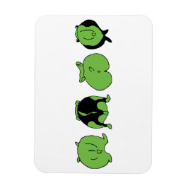 Imán Bocas de Hamster Verde