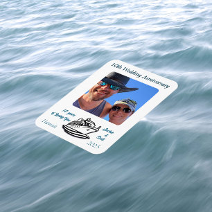 Imán Boda Aniversario FOTO Cruise PERSONALIZA