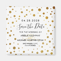 Boda blanca y Relieve metalizado dorado Salven los